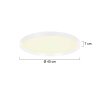 Steinhauer Flady plafonnier LED rond extra-plat moderne 40 cm 30 W 2700 K 3500 lm