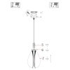 Steinhauer Glimsy LED lampadaire moderne réglable 170 cm 580 lumens 2700 K 6 W