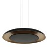 Steinhauer Golden Veil suspension LED ronde à 2 points lumineux 60 cm 36 W 2700 K 1680 lm