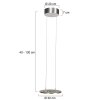Steinhauer Soleil suspension LED ronde 2700 K 4000 lm 30 W à 2 points lumineux