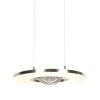Steinhauer Soleil suspension LED ronde 2700 K 4000 lm 30 W à 2 points lumineux