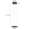 Steinhauer Soleil suspension LED 2 lumières réglable 30 Watt 4000 Lumen 2700 Kelvin