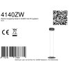 Steinhauer Soleil suspension LED 2 lumières réglable 30 Watt 4000 Lumen 2700 Kelvin