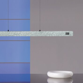 Steinhauer Fluxy suspension réglable LED moderne à 6 flammes pour salle à manger