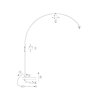 Steinhauer Sparkled Light lampadaire arc réglable E27, 240 cm, 245 cm, moderne