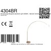 Steinhauer Sparkled Light lampadaire arc salon moderne réglable pour canapé