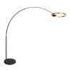 Steinhauer Ringlux lampadaire sur pied arc LED à 2 lumières moderne pour salon