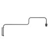 Steinhauer Bloeba plafonnier carré orientable E27, lampe de plafond moderne