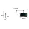 Steinhauer Bloeba applique murale chambre liseuse orientable avec interrupteur