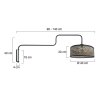 Steinhauer Bloeba applique murale orientable à bras articulé E27 avec interrupteur