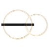 Globo Fletcher plafonnier LED design moderne anneaux doubles 24 W 3000 K 2550 lm