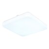 Globo Donte plafonnier LED carré moderne, luminaire de plafond au design épuré