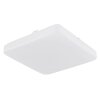 Globo Donte plafonnier LED carré moderne, luminaire de plafond au design épuré