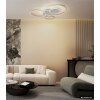 Globo Johnson plafonnier LED design moderne à anneaux avec télécommande pour salon