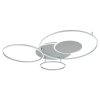Globo Johnson plafonnier LED design moderne à anneaux avec télécommande pour salon