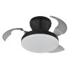 Globo Zavala plafonnier LED design hélice, luminaire de plafond moderne