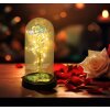 Globo Rosalina lampe décorative à poser rose sous cloche LED