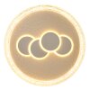 Globo Loraine plafonnier LED moderne rond à anneaux 49,5 cm 3000 K 4390 lm 40 W