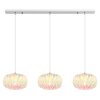 Globo Juana suspension luminaire de salle à manger, suspension à 3 flammes E27 40 W