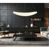 Globo Kristalla suspension pour table à manger LED allongée 105 cm 4520 lm 40 W