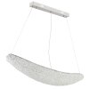 Globo Kristalla suspension pour table à manger LED allongée 105 cm 4520 lm 40 W