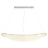 Globo Kristalla suspension pour table à manger LED allongée 105 cm 4520 lm 40 W