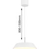 Globo Silena suspension luminaire LED diamètre 40 cm 3000 K 2900 lm 24 W