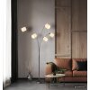 Globo Thea lampadaire sur pied salon moderne à 5 bras, 5 flammes E27 200 cm
