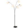 Globo Thea lampadaire sur pied salon moderne à 5 bras, 5 flammes E27 200 cm