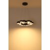 Globo Darla suspension luminaire LED design moderne à anneaux pour salle à manger