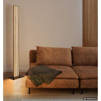 Globo Hayden lampadaire LED sur pied salon moderne, 3600 Lumen, 3000 Kelvin