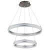 Globo Francine suspension LED moderne à double anneau avec télécommande 60 cm