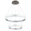Globo Francine suspension LED moderne à double anneau avec télécommande 60 cm