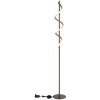 Globo Spiro lampadaire LED à spirale sur pied pour salon et salle à manger