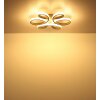 Globo Orbita plafonnier LED carré design moderne pour salon, cuisine et couloir