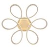 Globo Orbita plafonnier LED carré design moderne pour salon, cuisine et couloir