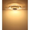 Globo Donte plafonnier LED carré moderne, luminaire de plafond, 3000 K 4279 lm 40 W