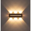 Globo Rojas applique murale LED carrée au design moderne à éclairage haut et bas