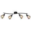 Globo Paula luminaire de plafond plafonnier 4 flammes E14 25 W pour salon et salle à manger
