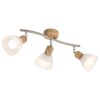 NOWA Daytona plafonnier allongé à 3 spots orientables, 3 x E14, moderne