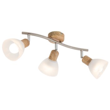 NOWA Daytona plafonnier allongé à 3 spots orientables, 3 x E14, moderne