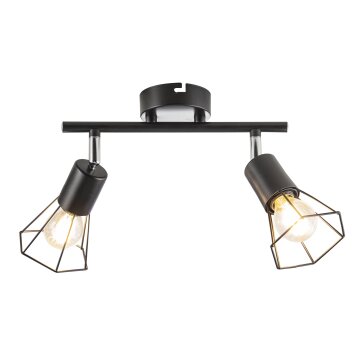 NOWA Toni plafonnier, luminaire de plafond moderne à 2 spots pour salon et cuisine