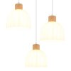 Globo Swanson suspension design moderne 3 lumières ronde Ø 51 cm pour intérieur