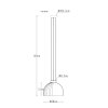 Globo Swanson suspension, lampe pendante dôme moderne pour salle à manger et cuisine
