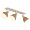 Globo Lyndon plafonnier spot de plafond 3 spots E14 moderne pour salon et cuisine