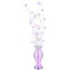 Globo Florielle LED lampadaire fleur sur pied moderne pour salon, 148 cm