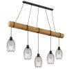 Globo Berti suspension linéaire industrielle à 5 lumières pour salle à manger
