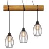 Globo Berti suspension linéaire industrielle à 5 lumières pour salle à manger