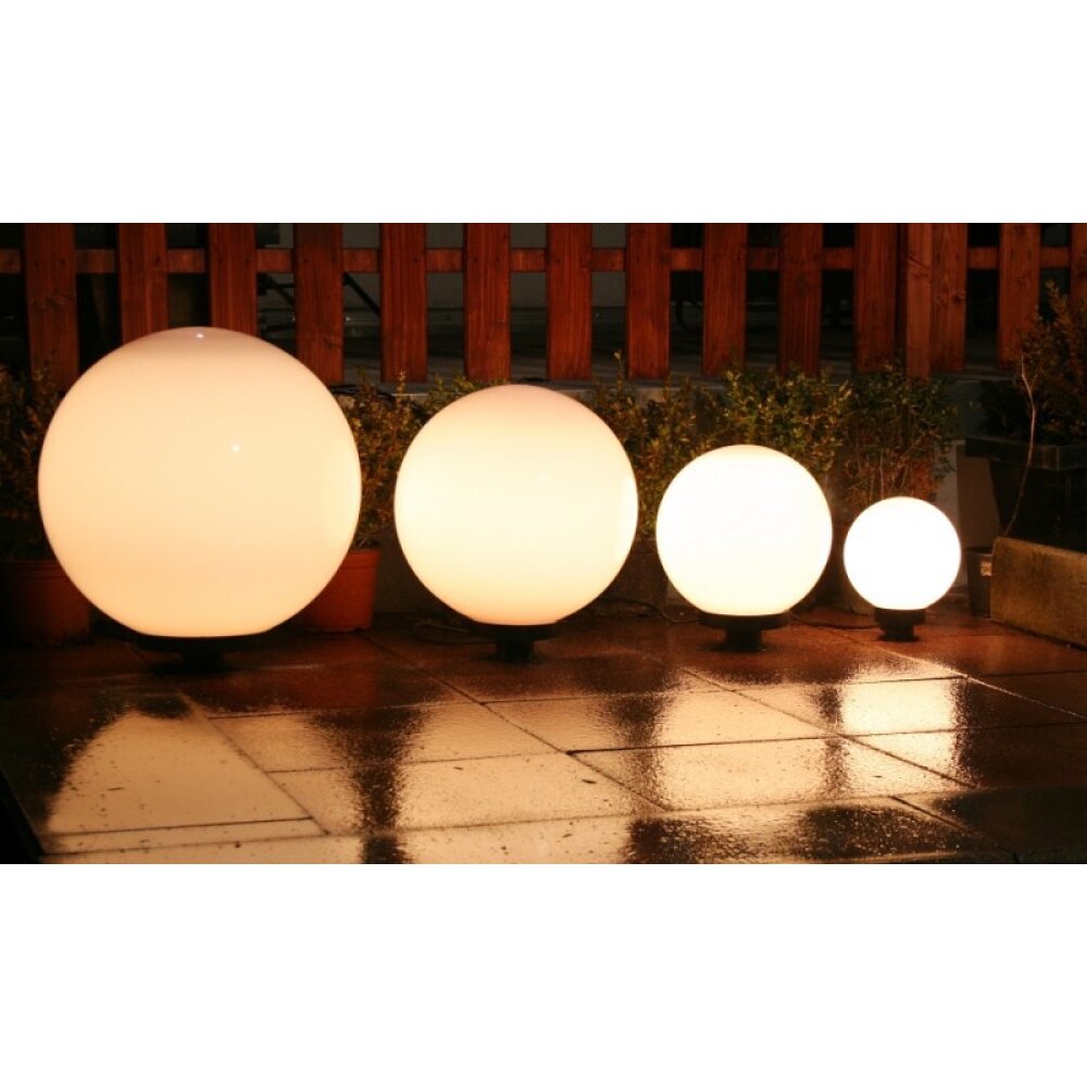 Set de boules lumineuses 20, 30, 40 et 50 cm Blanc, 4 lumières main product photo