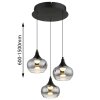 Globo Lui suspension ronde LED moderne ø 37 cm pour salle à manger et cuisine